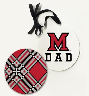 Dad Miami University Ornament